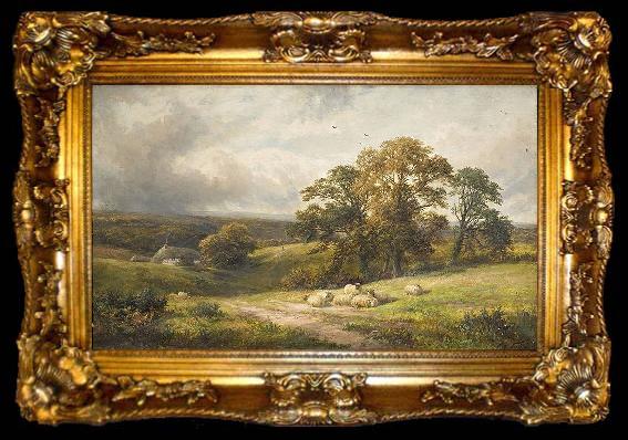 framed  George Turner A quiet scene in Derbyshire, ta009-2