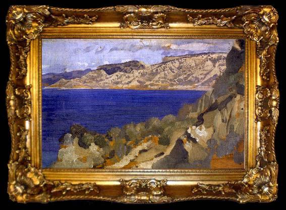 framed  George W.Lambert from Gaba Tepe, ta009-2