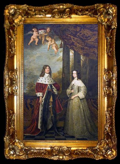framed  Gerrit van Honthorst daughter of Frederik Hendrik, ta009-2
