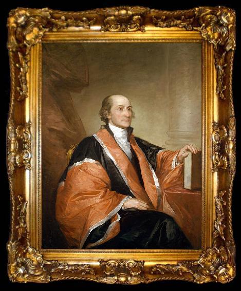 framed  Gilbert Stuart Portrait of John Jay, ta009-2