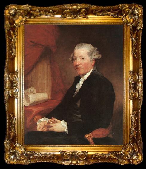 framed  Gilbert Stuart Portrait of Sir Joshua Reynolds, ta009-2