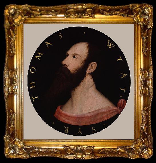 framed  Hans holbein the younger Portrait of Sir Thomas Wyatt, ta009-2