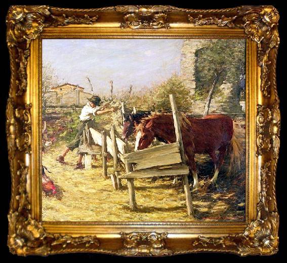 framed  Henry Herbert La Thangue Appian Way, ta009-2