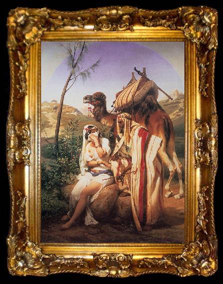 framed  Horace Vernet Judas und Tamar, ta009-2
