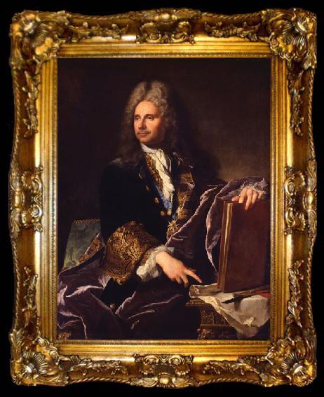 framed  Hyacinthe Rigaud Robert de Cotte, ta009-2
