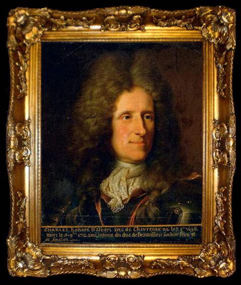 framed  Hyacinthe Rigaud Portrait de Charles Honore d