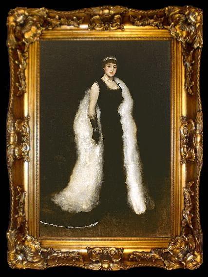 framed  James Abbott McNeil Whistler Lady Meux, ta009-2