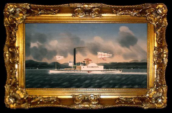 framed  James Bard John Birkbeck, steam towboat, ta009-2