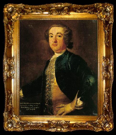 framed  James Latham Portrait of General John Adlercron, ta009-2