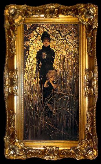 framed  James Tissot Orphan, ta009-2