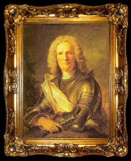 framed  Jean Marc Nattier Portrait de Christian Louis de Montmorency, ta009-2