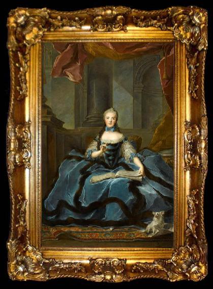 framed  Jjean-Marc nattier Portrait of Marie Adelaide of France, ta009-2