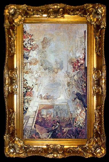 framed  Johann Evangelist Entwurf fur, ta009-2