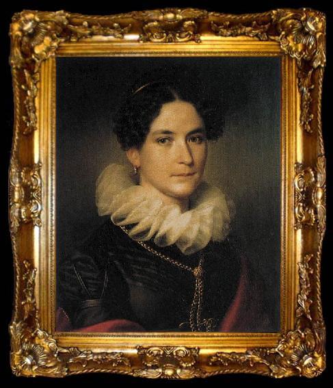 framed  Johann Peter Krafft Maria Angelica Richter von Binnenthal, ta009-2