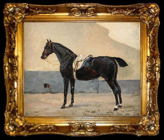 framed  John Arsenius Portrait of a Horse, ta009-2