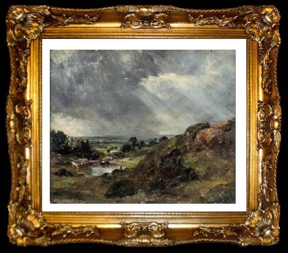 framed  John Constable Branch hill Pond, Hampstead, ta009-2