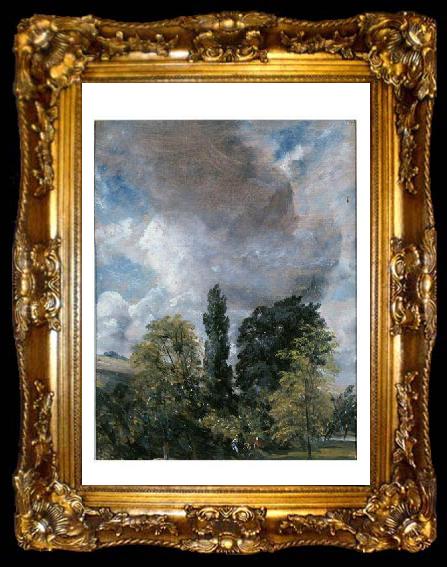 framed  John Constable The Close, Salisbury, ta009-2