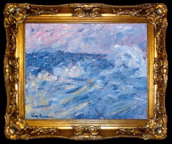framed  John Peter Russell Stormy Sky and Sea, ta009-2