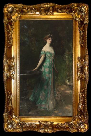 framed  John Singer Sargent Portrait of Millicent Leveson-Gower Duchess of Sutherland, ta009-2
