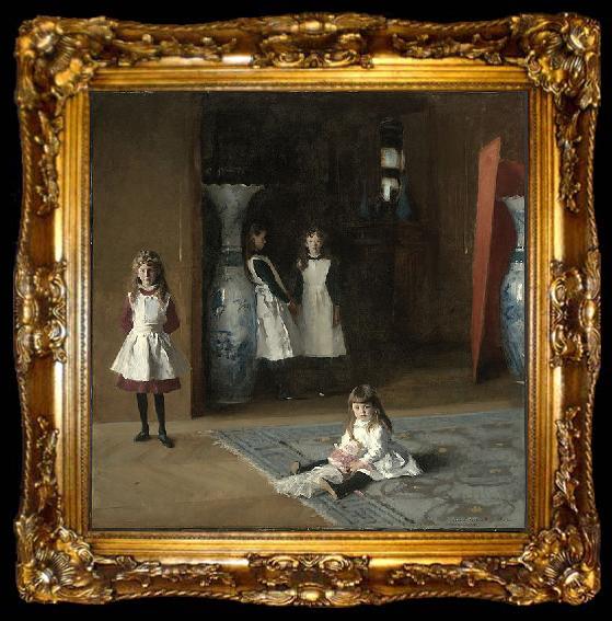 framed  John Singer Sargent The Daughters of Edward Darley Boit, ta009-2