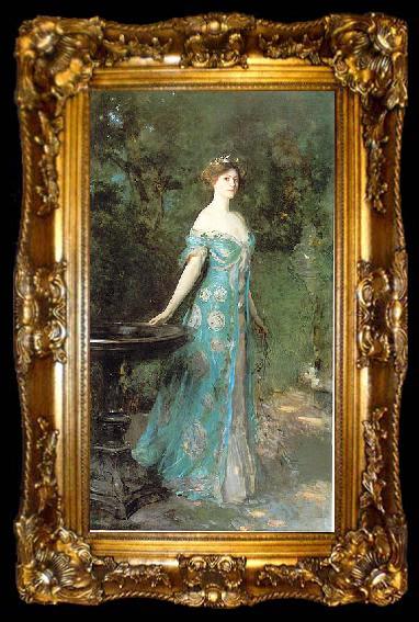 framed  John Singer Sargent Portrait of Millicent Leveson-Gower, ta009-2