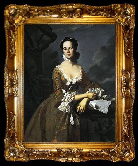 framed  John Singleton Copley Mrs. Daniel Hubbard, ta009-2