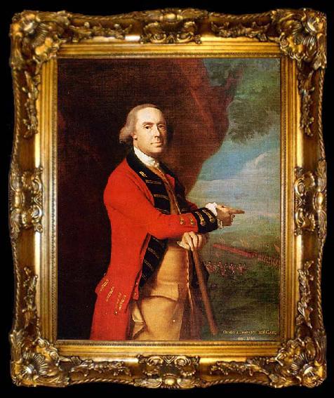 framed  John Singleton Copley Portrait of Thomas Gage, ta009-2