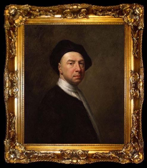 framed  Jonathan Richardson Self-portrait, ta009-2