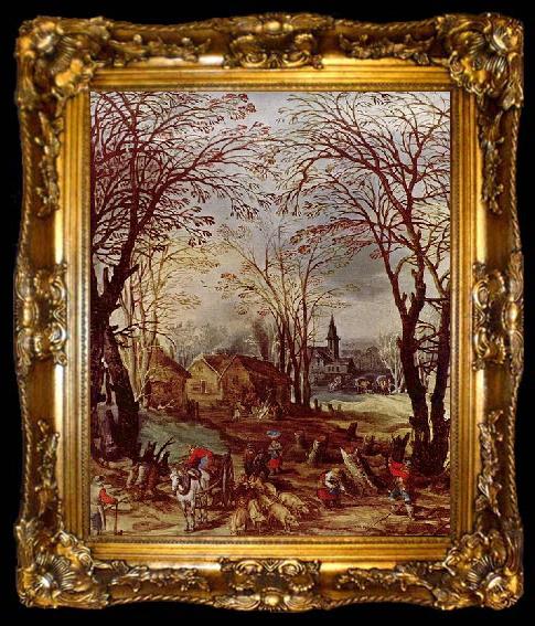 framed  Joos de Momper Herbst, ta009-2