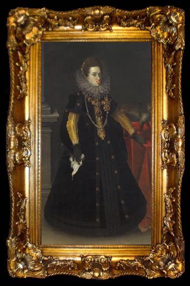 framed  Jorg Breu the Elder Archduchess of Austria, ta009-2