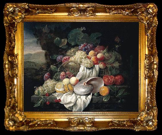 framed  Joris van Son Still Life of Fruit, ta009-2