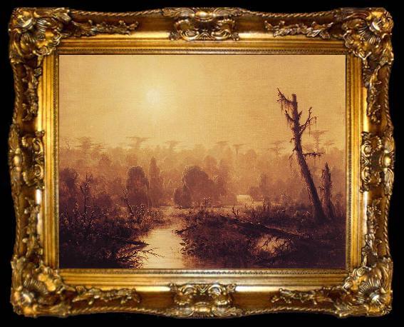 framed  Joseph Rusling Meeker Louisiana Bayou, ta009-2
