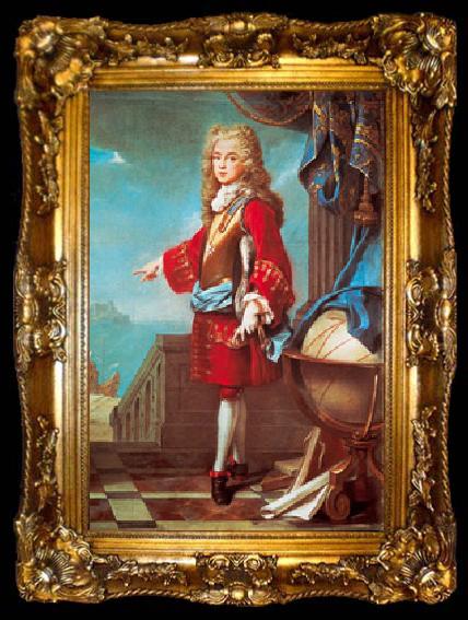 framed  Joseph Vivien Portrait of Joseph Ferdinand, kurprince of Bavaria, ta009-2