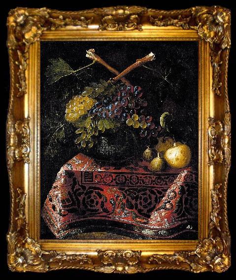 framed  Juan Bautista de Espinosa Still Life Of Fruit, ta009-2