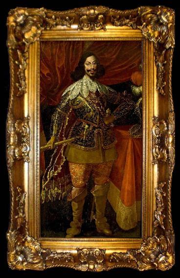 framed  Justus Sustermans Portrait of Ferdinand II de Medici, Grand Duke of Tuscany, ta009-2