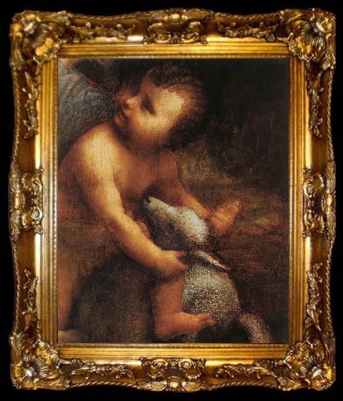 framed  LEONARDO da Vinci The Virgin and Child with St Anne, ta009-2