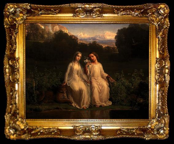 framed  Louis Janmot Virginitas, ta009-2