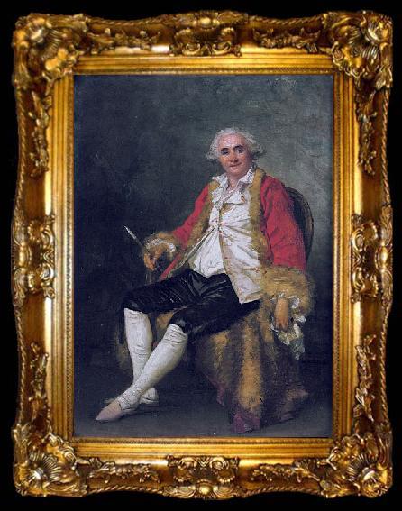 framed  Marguerite Gerard Portrait of Jean-Honore Fragonard, ta009-2