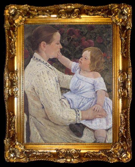 framed  Mary Cassatt The Child