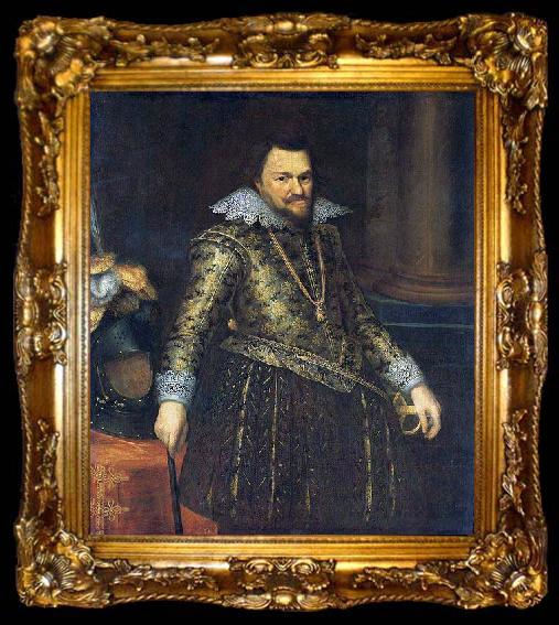 framed  Michiel Jansz. van Mierevelt Portrait of Philips Willem (1554-1618), prince of Orange, ta009-2