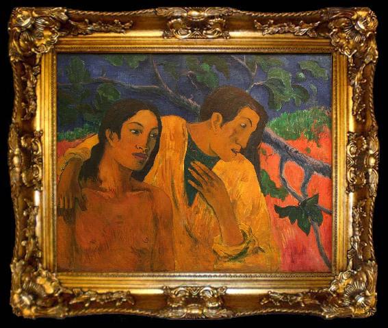 framed  Paul Gauguin Flight, ta009-2