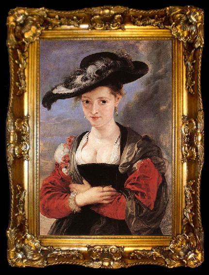 framed  Peter Paul Rubens The Straw Hat, ta009-2