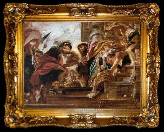 framed  Peter Paul Rubens The Meeting of Abraham and Melchisedek, ta009-2