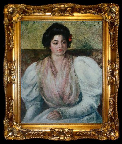 framed  Pierre-Auguste Renoir Christine Lerolle, ta009-2