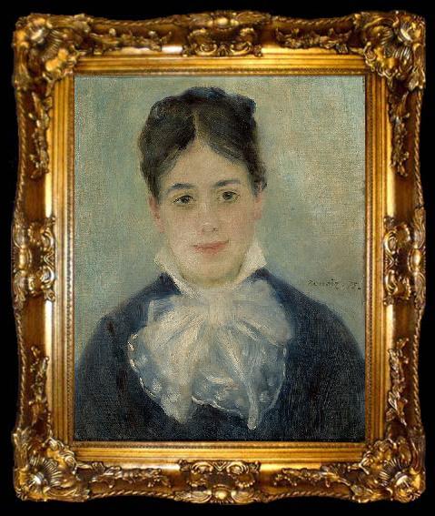 framed  Pierre-Auguste Renoir Lady Smiling, ta009-2