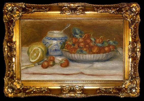 framed  Pierre-Auguste Renoir Fraises, ta009-2