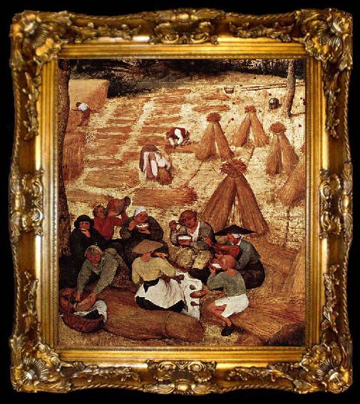 framed  Pieter Bruegel the Elder The Corn Harvest, ta009-2