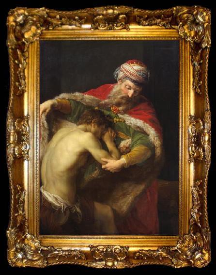 framed  Pompeo Batoni Gleichnis vom verlorenen Sohn, ta009-2
