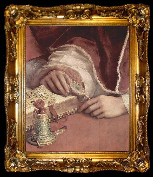 framed  RAFFAELLO Sanzio Portrat des Papstes Leo X, ta009-2