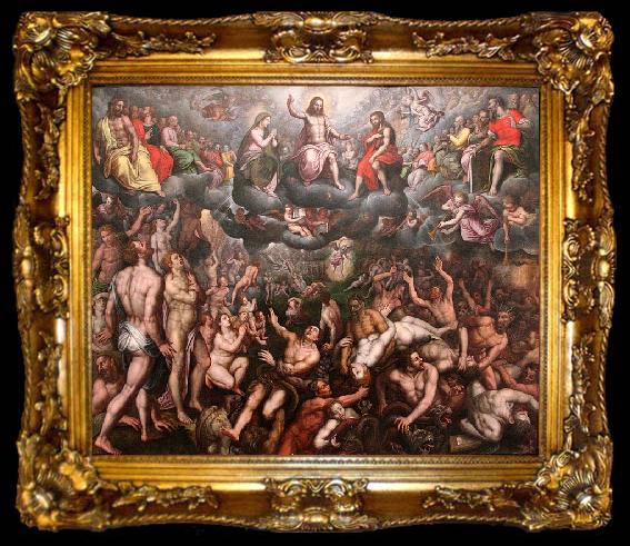framed  Raphael Coxie The Last Judgment, ta009-2